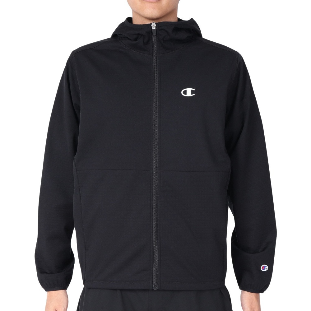 チャンピオン（CHAMPION）（メンズ）フーデッドジップジャケット 23FW C3-YS103 090