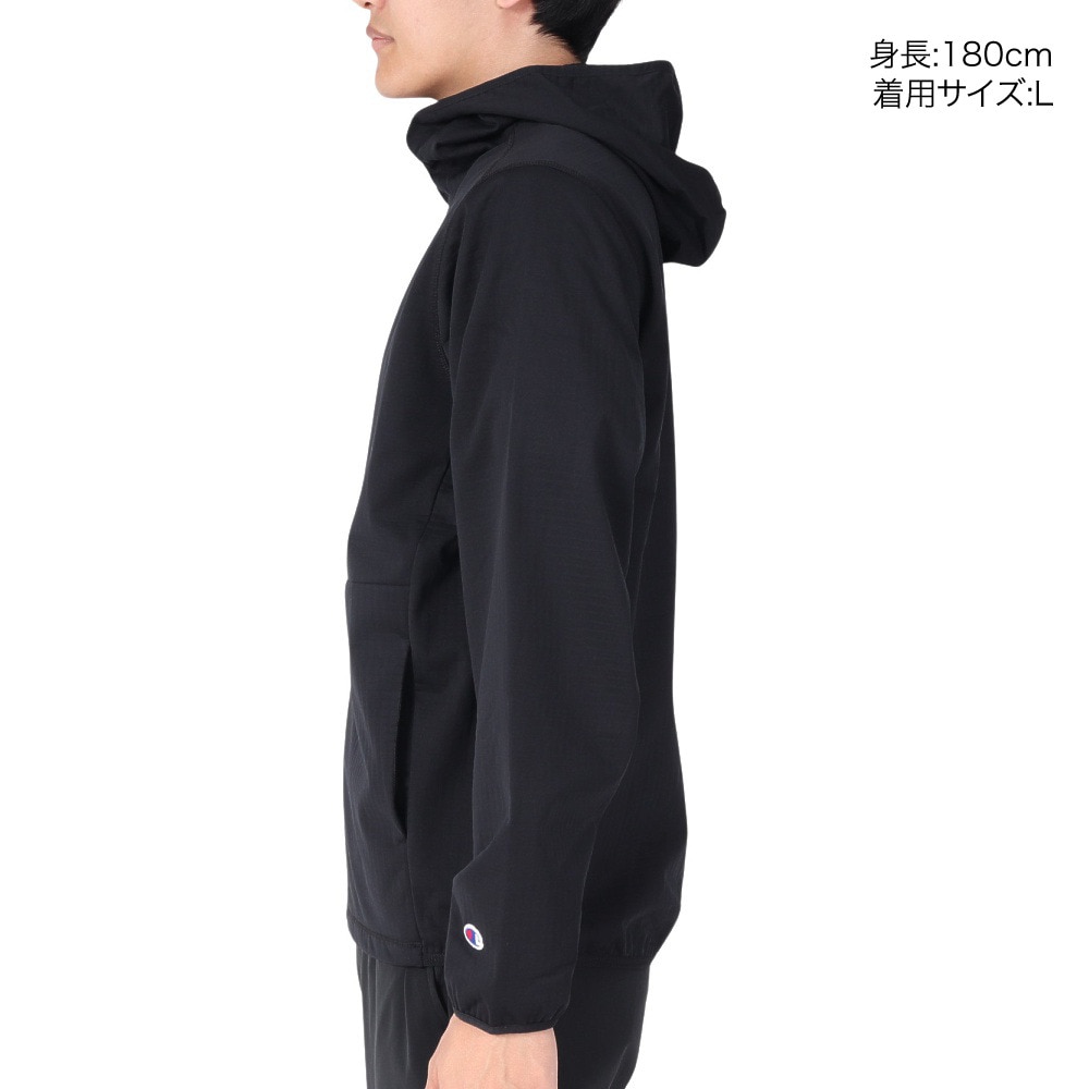 チャンピオン（CHAMPION）（メンズ）フーデッドジップジャケット 23FW C3-YS103 090