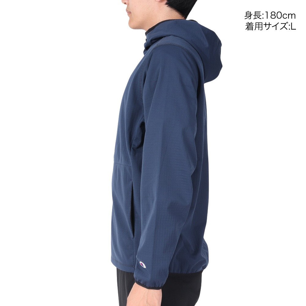 チャンピオン（CHAMPION）（メンズ）フーデッドジップジャケット 23FW C3-YS103 386