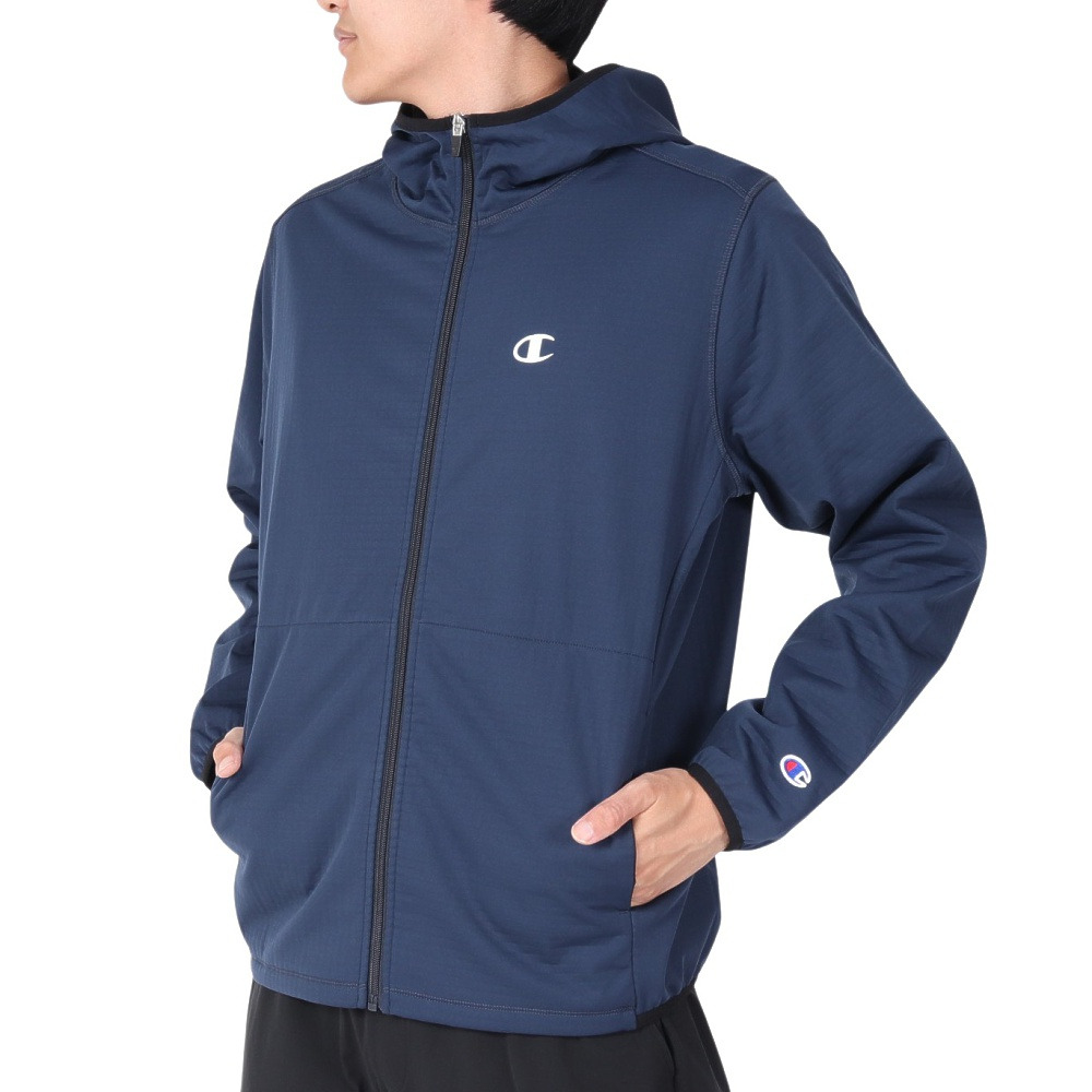 チャンピオン（CHAMPION）（メンズ）フーデッドジップジャケット 23FW C3-YS103 386