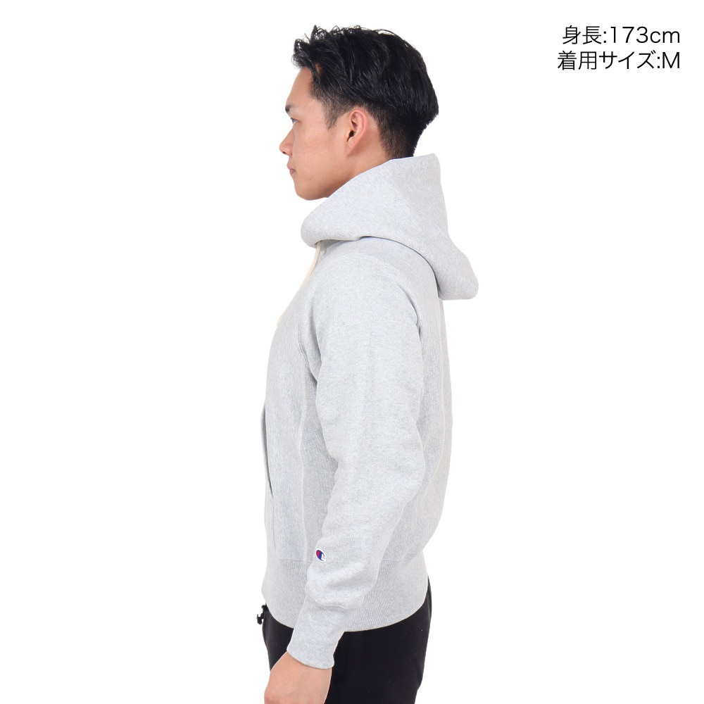 チャンピオン-ヘリテイジ（CHAMPION-HERITAGE）（メンズ）リバースウィーブ ジップフーデッドスウェットシャツ C3-Y134 040