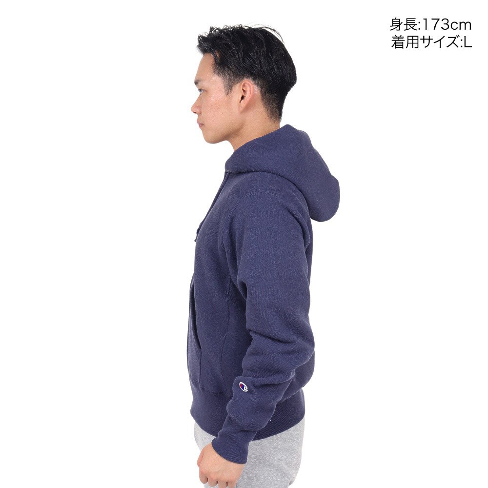 チャンピオン-ヘリテイジ（CHAMPION-HERITAGE）（メンズ）リバースウィーブ ジップフーデッドスウェットシャツ C3-Y134 386