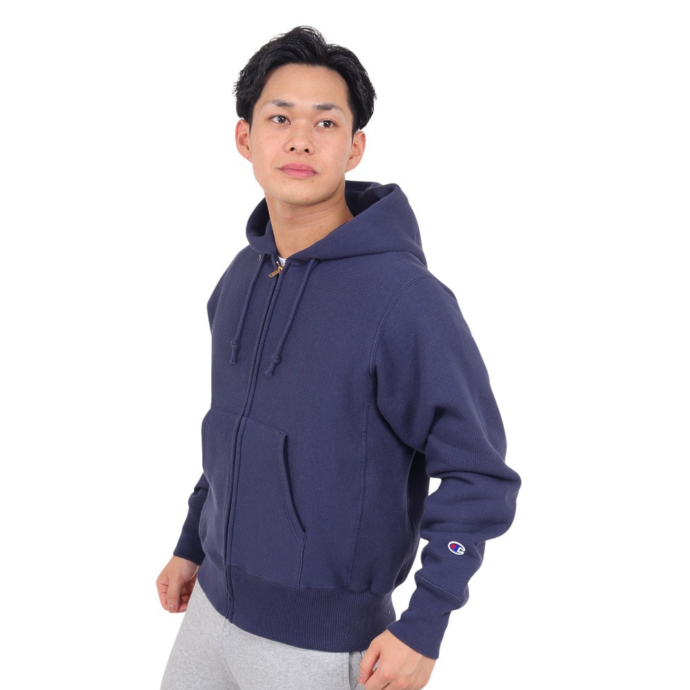 チャンピオン-ヘリテイジ（CHAMPION-HERITAGE）（メンズ）リバースウィーブ ジップフーデッドスウェットシャツ C3-Y134 386