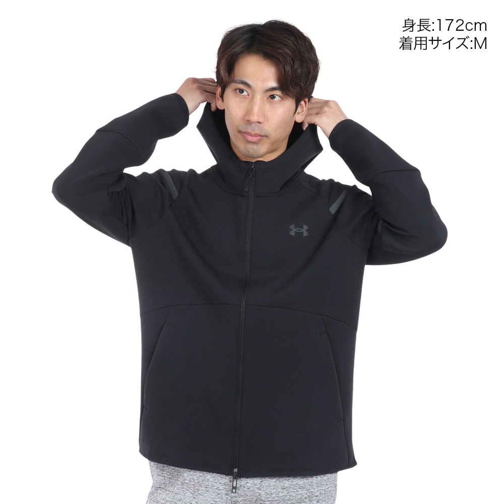 アンダーアーマー（UNDER ARMOUR）（メンズ）アンストッパブル フリース フルジップ フーディー 1379806 001