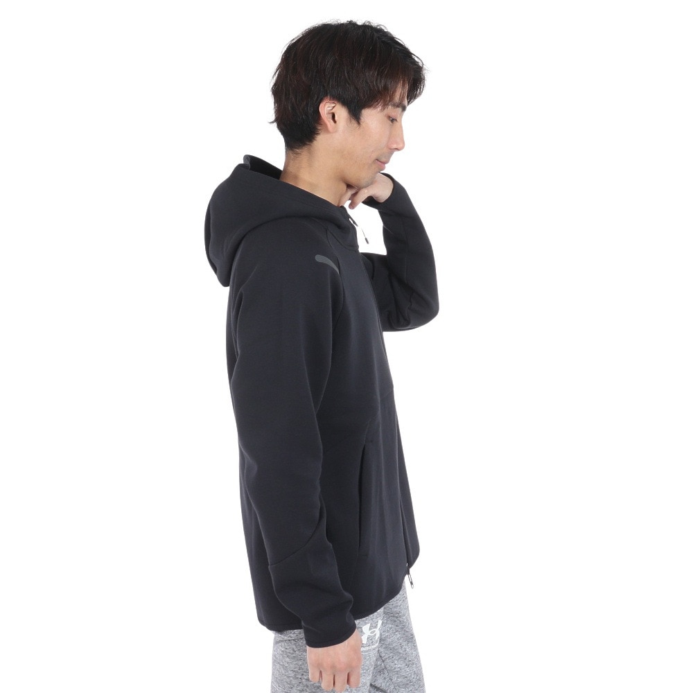 アンダーアーマー（UNDER ARMOUR）（メンズ）アンストッパブル フリース フルジップ フーディー 1379806 001