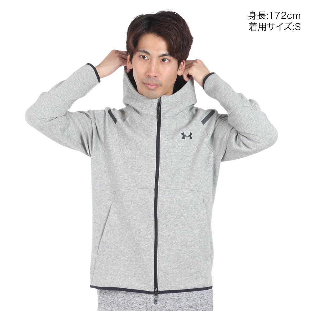 アンダーアーマー（UNDER ARMOUR）（メンズ）アンストッパブル フリース フルジップ フーディー 1379806 011