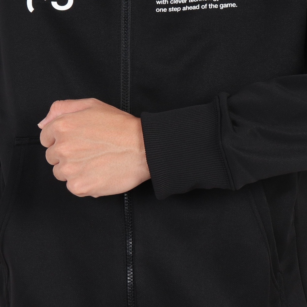 デサント（DESCENTE）（メンズ）ライトスムーススウェット フルジップフーディー DMMWJF20 BK