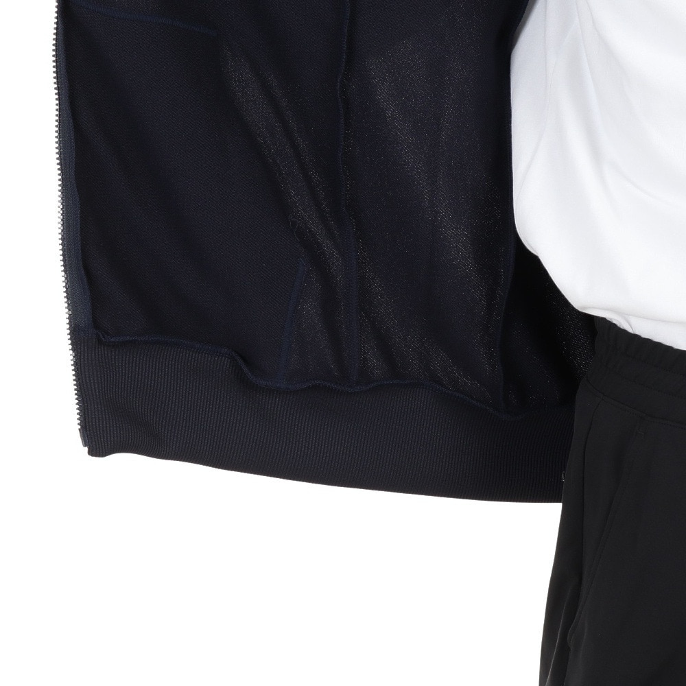 デサント（DESCENTE）（メンズ）ライトスムーススウェット フルジップフーディー DMMWJF20 NV