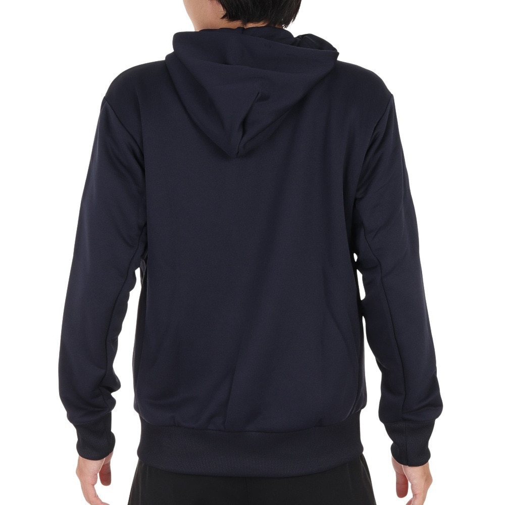 デサント（DESCENTE）（メンズ）ライトスムーススウェット フルジップフーディー DMMWJF20 NV