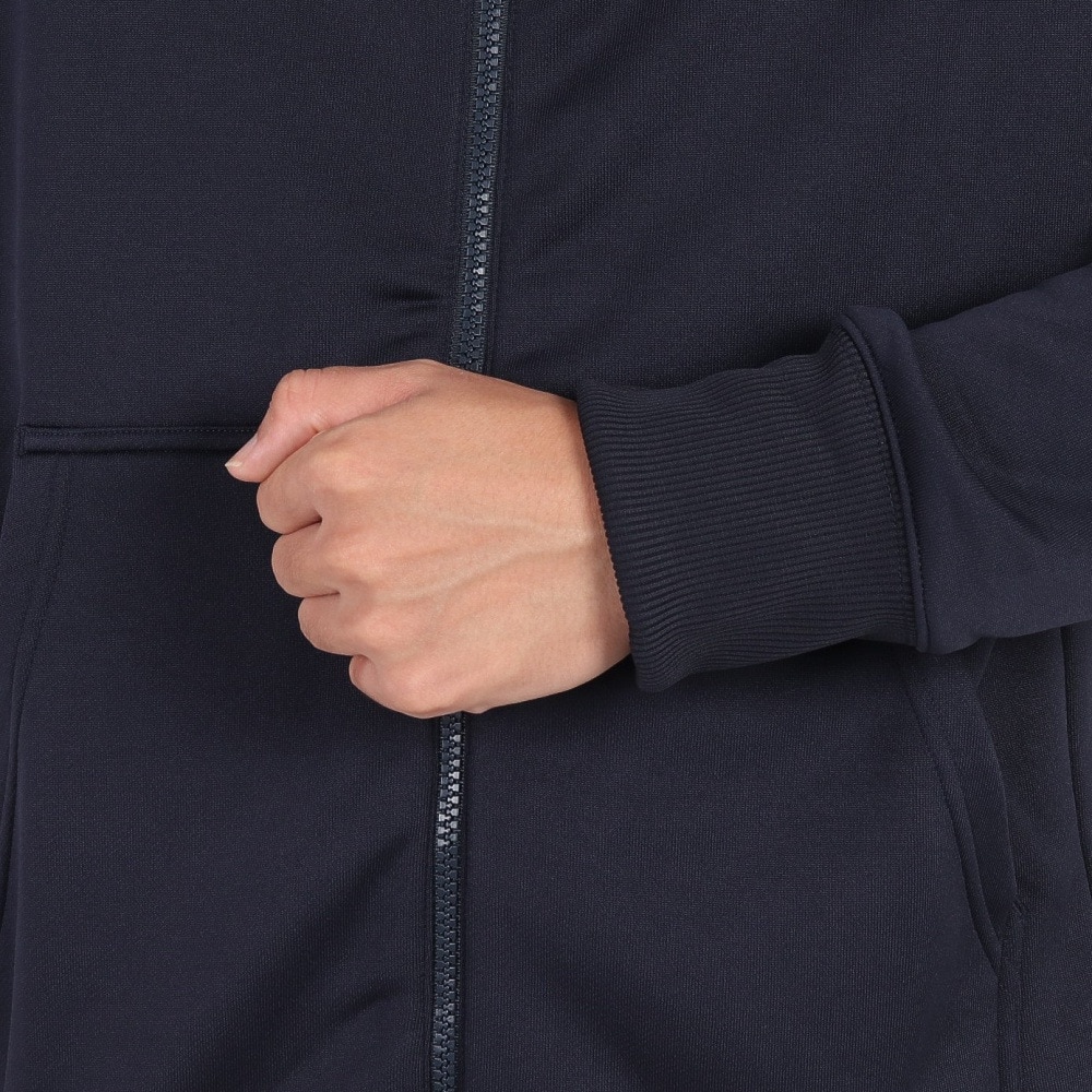 デサント（DESCENTE）（メンズ）ライトスムーススウェット フルジップフーディー DMMWJF20 NV
