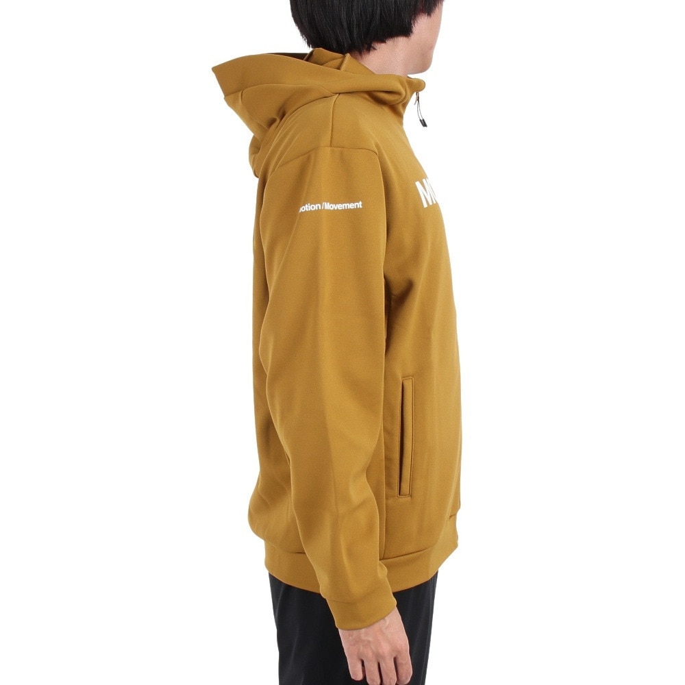 デサント（DESCENTE）（メンズ）S.F.TECH SHIELD ソフトウォーム フルジップフーディー DMMWJF24 BG