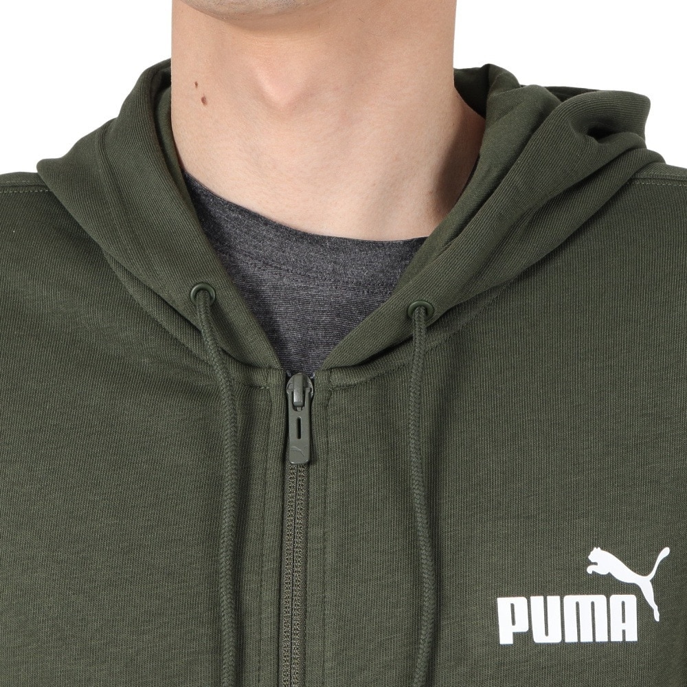 プーマ（PUMA）（メンズ）パーカー メンズ PUMA POWER カラーブロック フーデッド ジャケット 678487 31 OLV