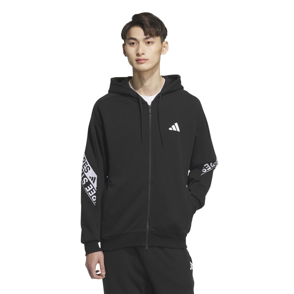 アディダス（adidas）（メンズ）ワーディングパック ルーズフィット ヘビー フレンチテリー フルジップパーカー QD549-KB3657