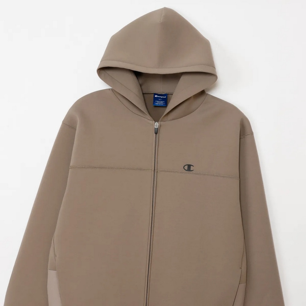 チャンピオン（CHAMPION）（メンズ）テックウィーブ 3LS ジップフーデッドスウェットシャツ C3-CS111 791