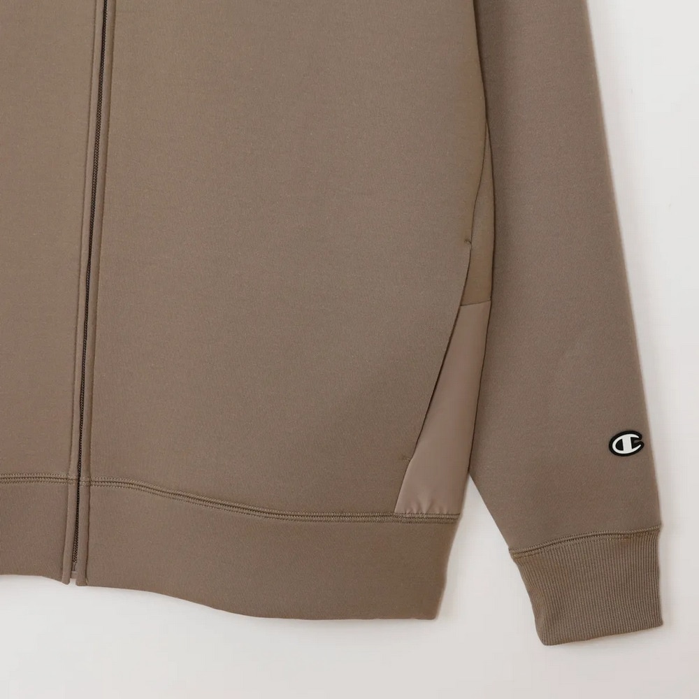 チャンピオン（CHAMPION）（メンズ）テックウィーブ 3LS ジップフーデッドスウェットシャツ C3-CS111 791