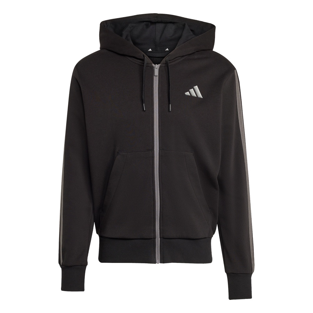 アディダス（adidas）（メンズ）ホリデー スリーストライプス フルジップ パーカー JVI19-JM1695