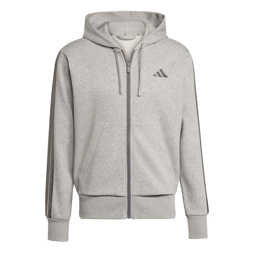 アディダス（adidas）（メンズ）ホリデー スリーストライプス フルジップ パーカー JVI19-JM1696