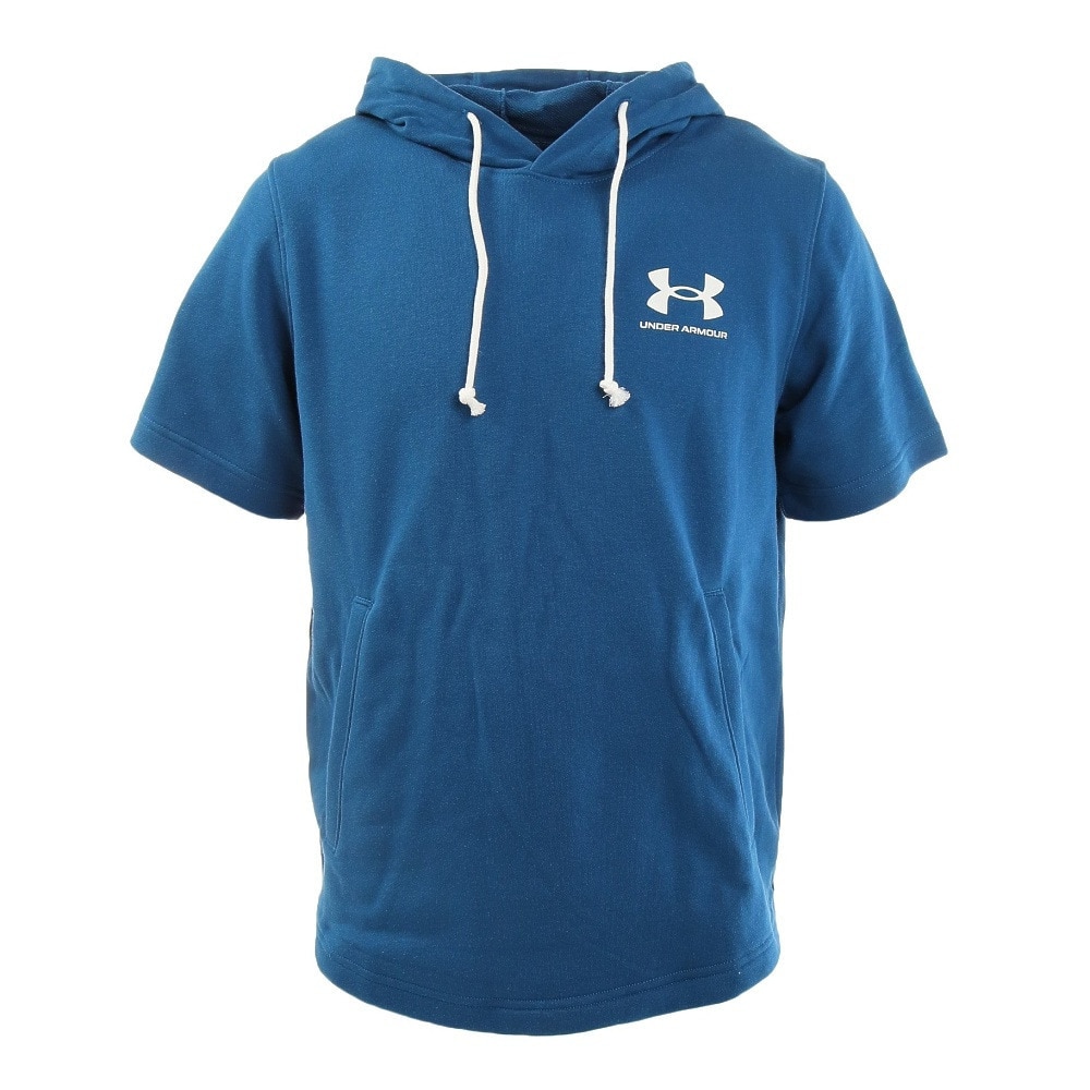 アンダーアーマー（UNDER ARMOUR）（メンズ）ライバルテリー ショートスリーブ フーディー 1370396 459★★★