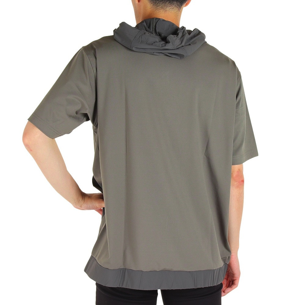 ウィッテム（HUITIEME）（メンズ）パーカー メンズ ハイブリット 半袖フーディ 191-26440-028