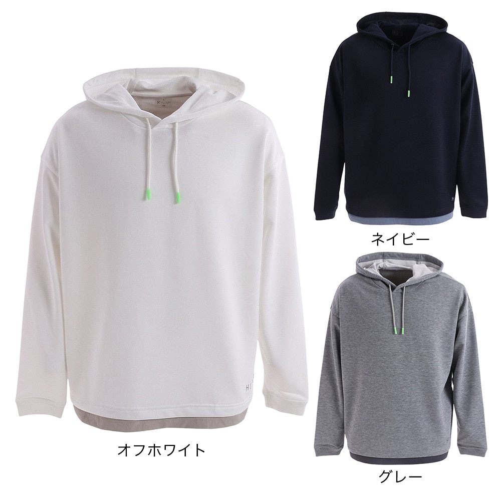 ウィッテム（HUITIEME）（メンズ）ハイブリット パーカー 191-37911-005