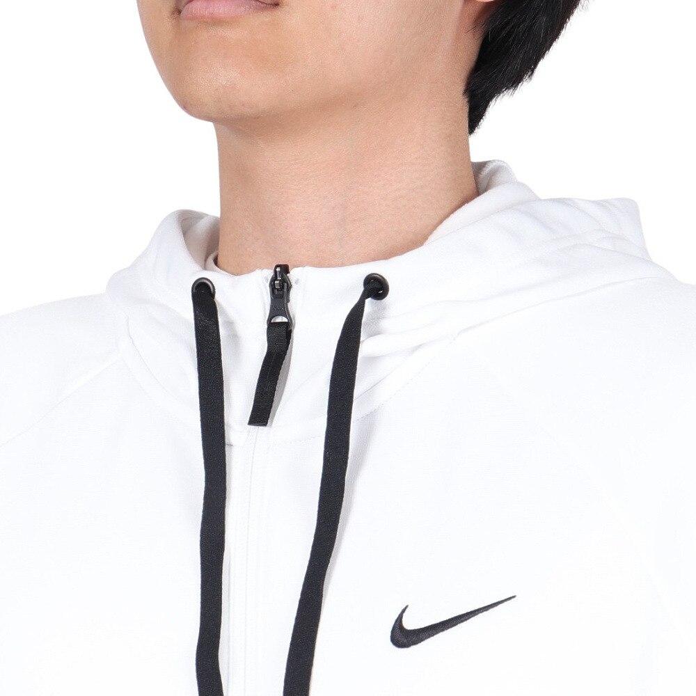 ナイキ（NIKE）（メンズ）Therma-FIT 1/4ジップ フィットネスパーカー DQ4845-100 ホワイト