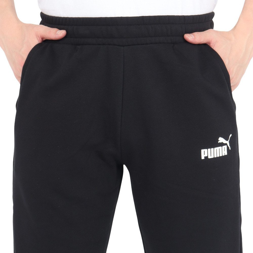 プーマ（PUMA）（メンズ）スウェット パンツ ESS ロゴパンツ 588730 01 BLK ジョガーパンツ 黒 ブラック