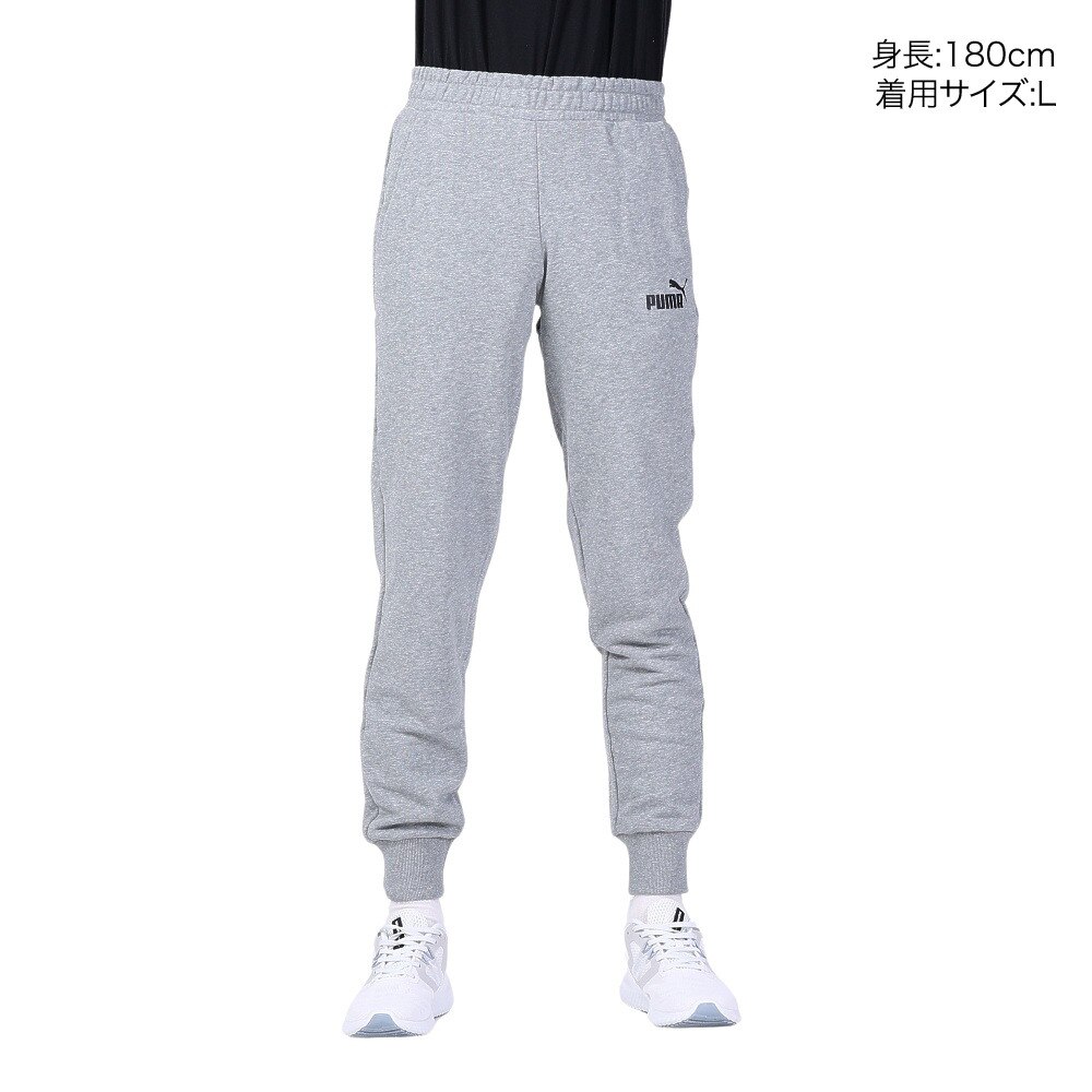 プーマ（PUMA）（メンズ）ESS ロゴパンツ 588730 03 MGRY