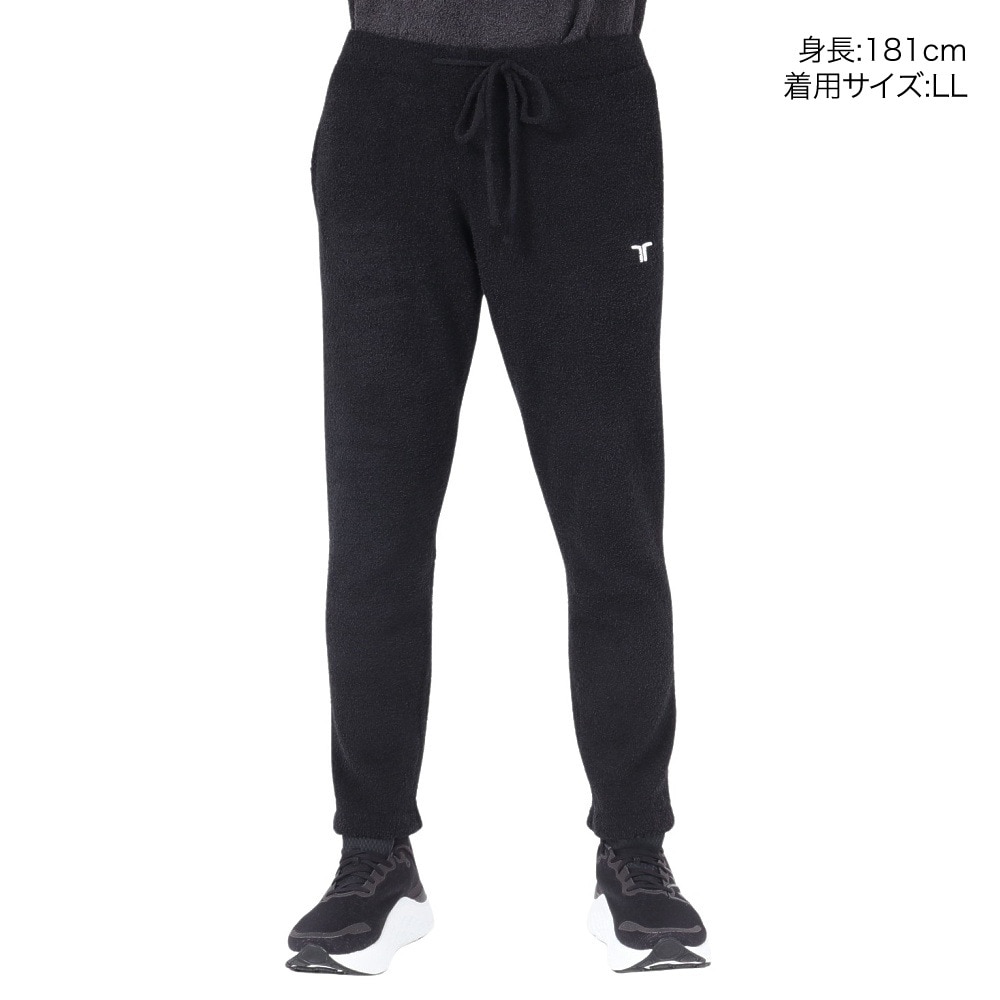 テリック（TELIC）（メンズ）シャギーニットイージーパンツ TL-C037PP-BLK