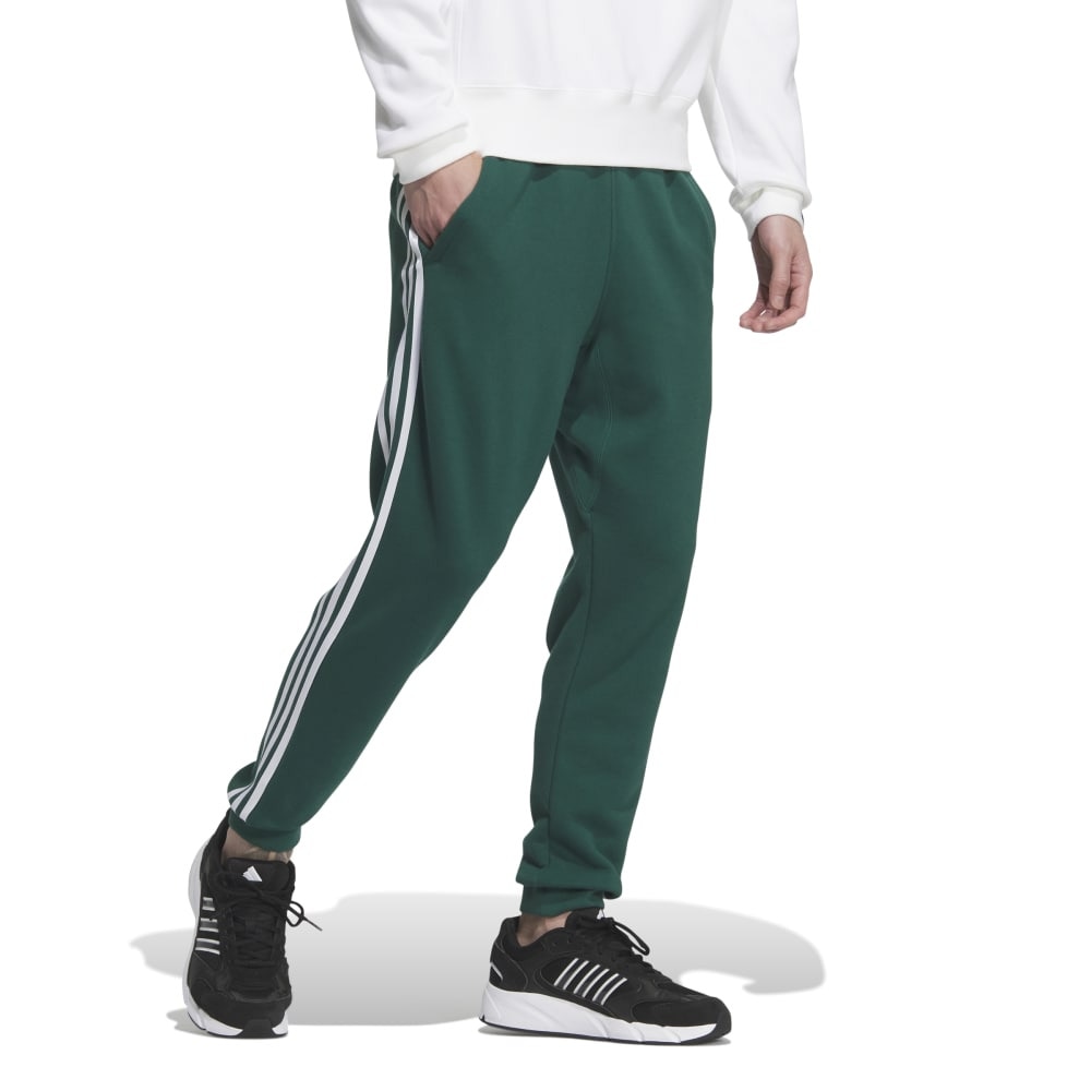 アディダス（adidas）（メンズ）エッセンシャルズ プラス レギュラーフィット スリーストライプス フレンチテリー カフパンツ KWF03-JH1059