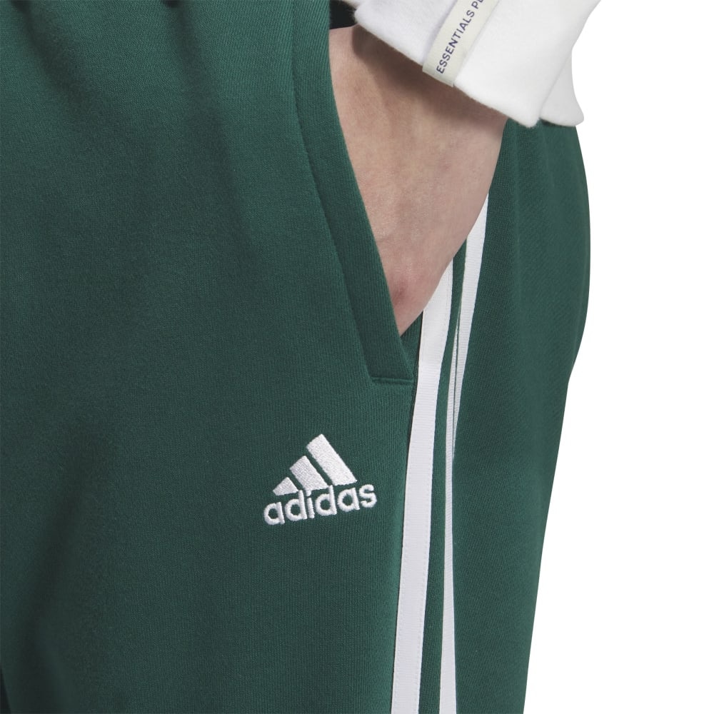 アディダス（adidas）（メンズ）エッセンシャルズ プラス レギュラーフィット スリーストライプス フレンチテリー カフパンツ KWF03-JH1059