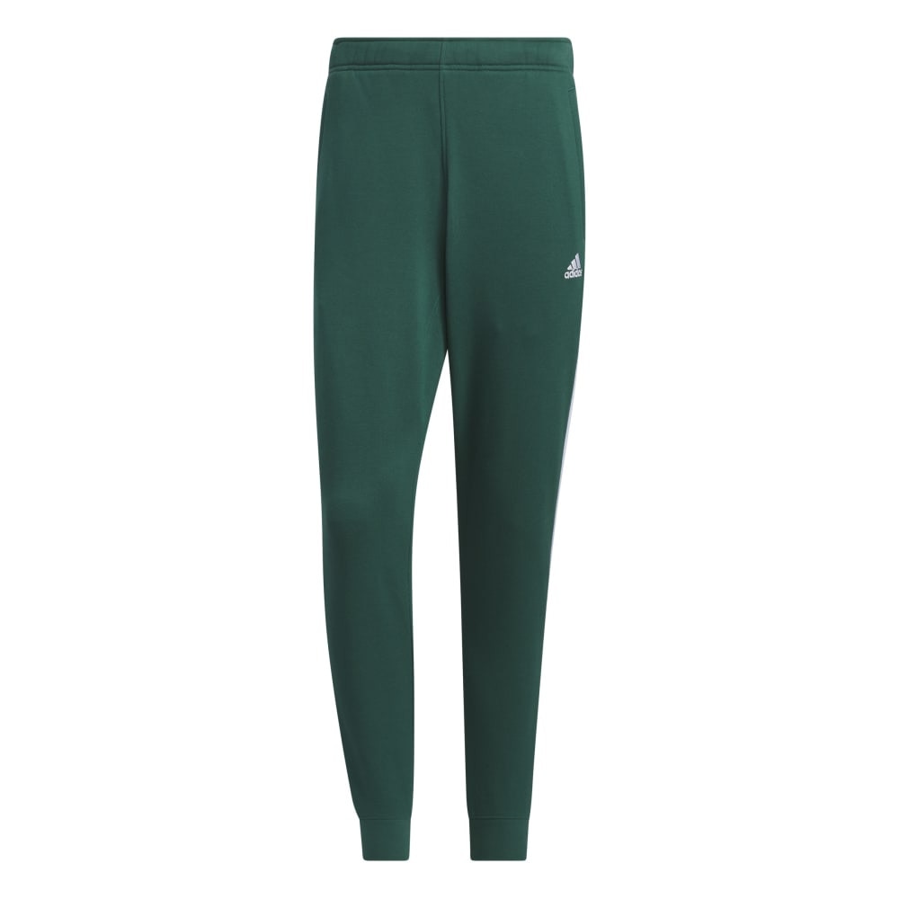 アディダス（adidas）（メンズ）エッセンシャルズ プラス レギュラーフィット スリーストライプス フレンチテリー カフパンツ KWF03-JH1059