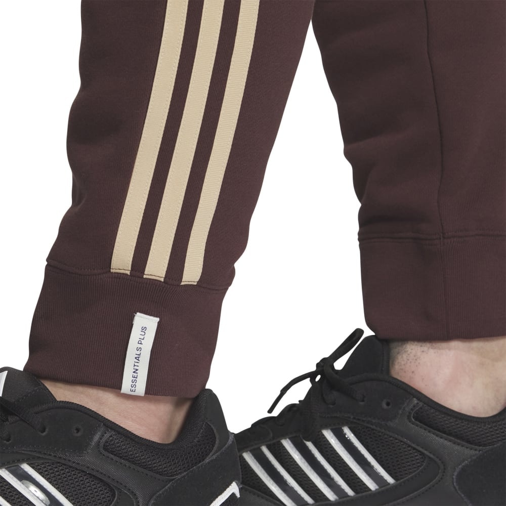 アディダス（adidas）（メンズ）エッセンシャルズ プラス レギュラーフィット スリーストライプス フレンチテリー カフパンツ KWF03-JH1060