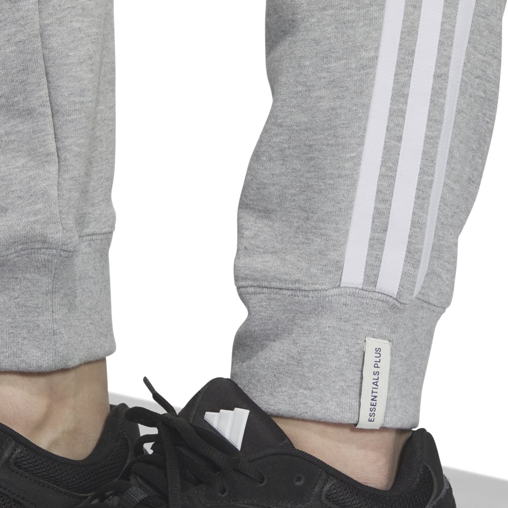 アディダス（adidas）（メンズ）エッセンシャルズ プラス レギュラーフィット スリーストライプス フレンチテリー カフパンツ JUP89-JW6942