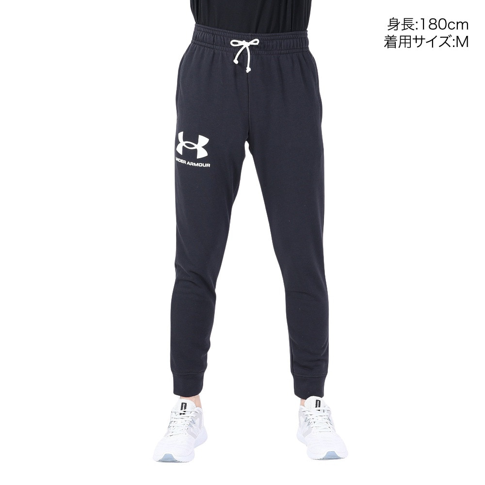 アンダーアーマー（UNDER ARMOUR）（メンズ）ライバルテリー ジョガーパンツ 1361642 001 オンライン価格 ドライ 速乾