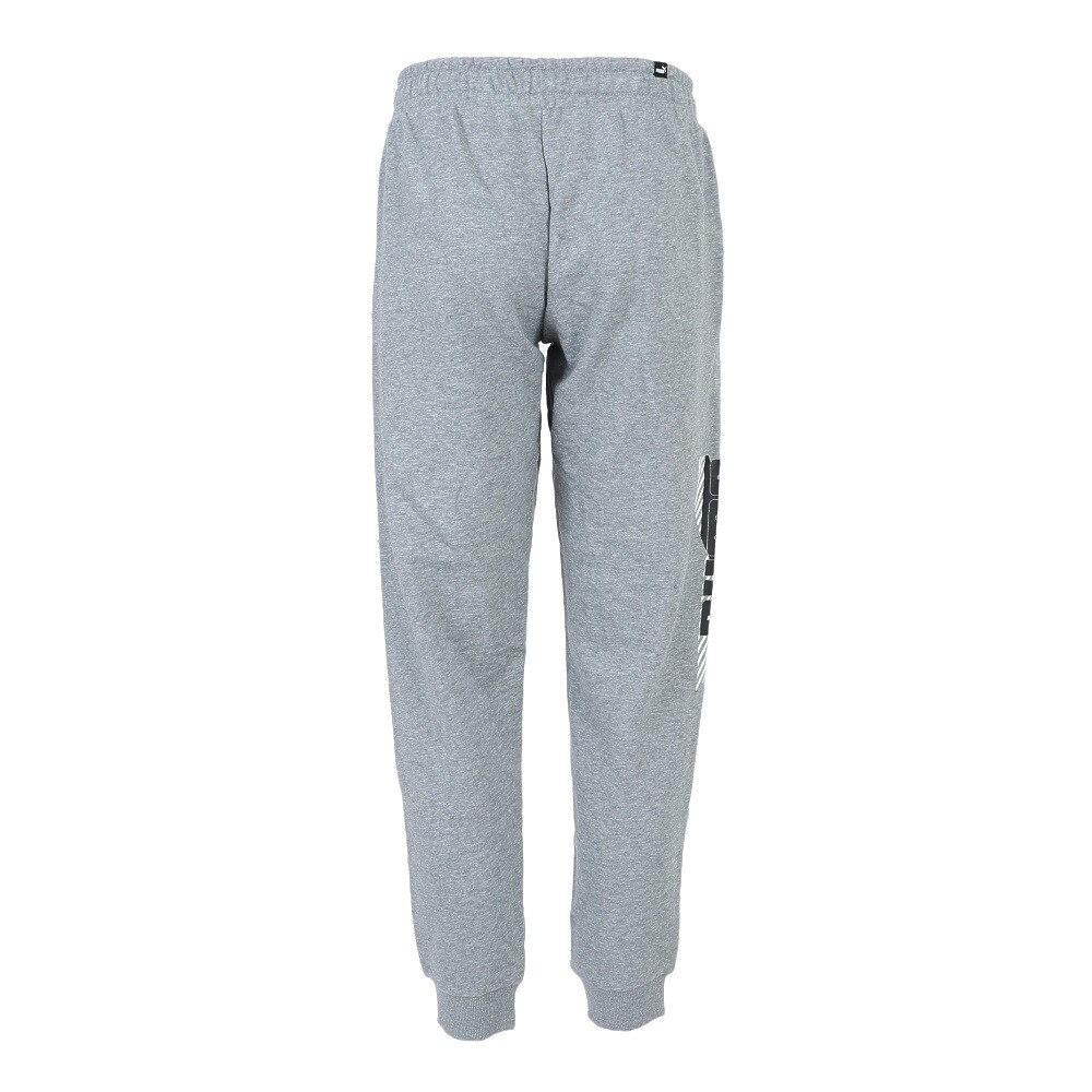プーマ（PUMA）（メンズ）PUMA POWER ロゴ スウェットパンツ 672517 03 GRY
