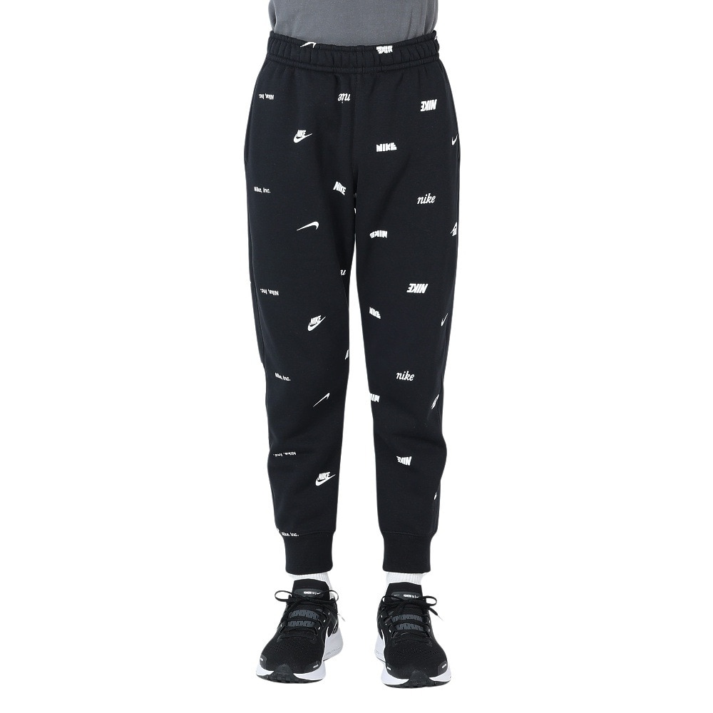 ナイキ（NIKE）（メンズ）クラブ フリース ブラッシュバック オールオーバープリント ジョガーパンツ FB7438-011