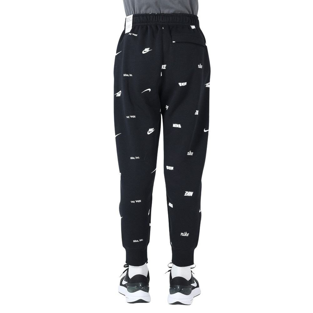 ナイキ（NIKE）（メンズ）クラブ フリース ブラッシュバック オールオーバープリント ジョガーパンツ FB7438-011