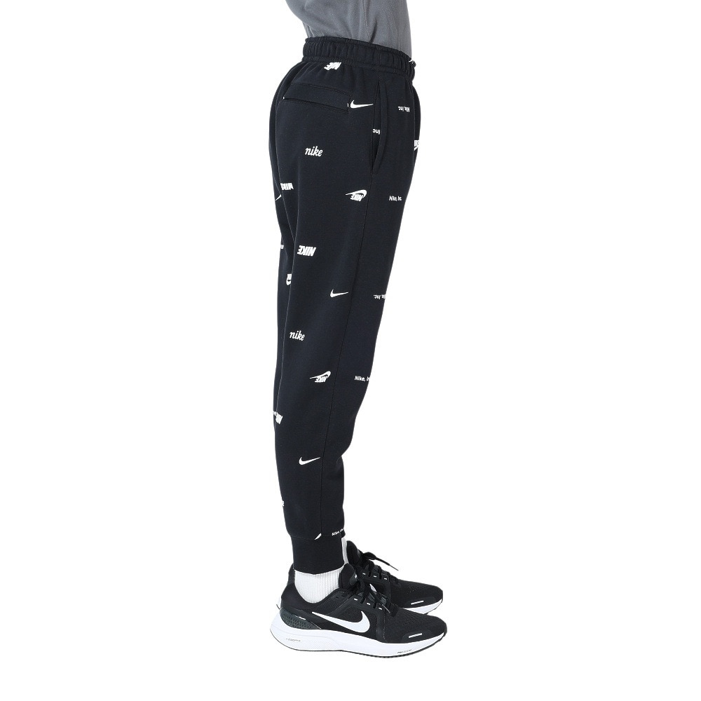 ナイキ（NIKE）（メンズ）クラブ フリース ブラッシュバック オールオーバープリント ジョガーパンツ FB7438-011