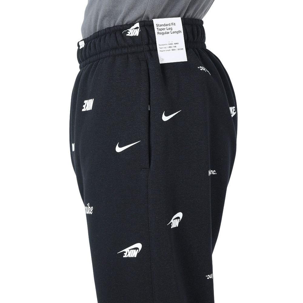 ナイキ（NIKE）（メンズ）クラブ フリース ブラッシュバック オールオーバープリント ジョガーパンツ FB7438-011