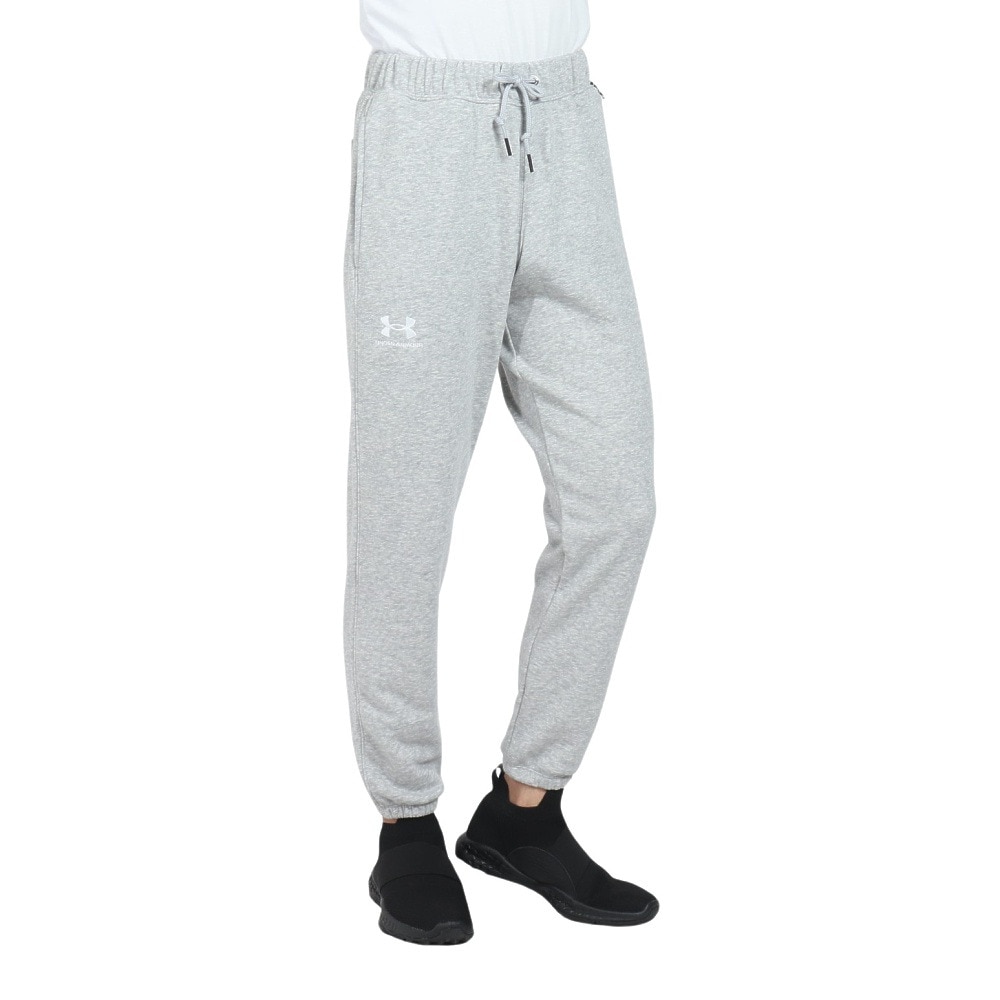 アンダーアーマー（UNDER ARMOUR）（メンズ）エッセンシャルテリー ジョガーパンツ 1384822 012