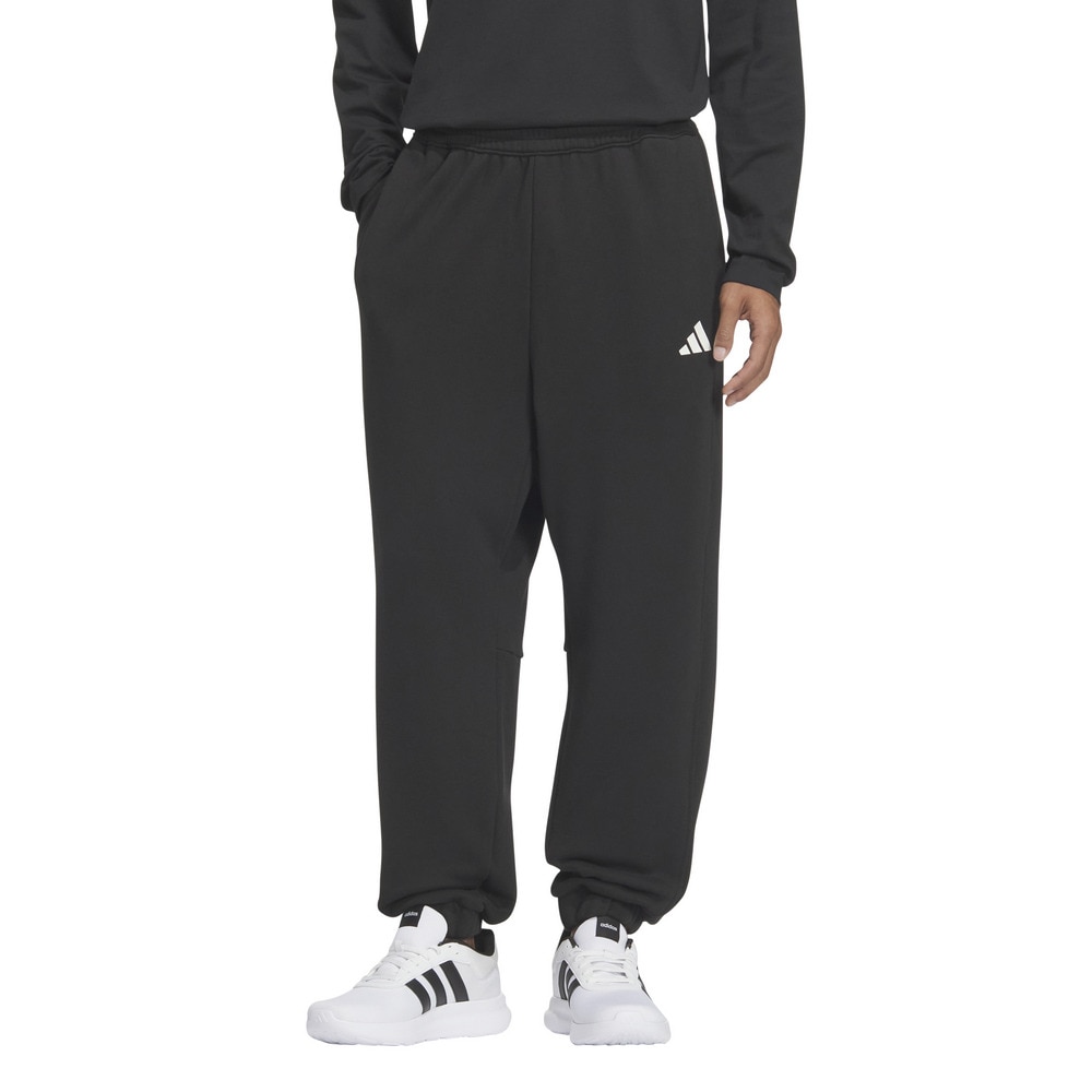 アディダス（adidas）（メンズ）ワーディング パック ルーズフィット フレンチテリー エラスチックヘム フルレングスパンツ KQD38-JM2110