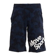 デサント（DESCENTE）（メンズ）Move Sport ハーフパンツ S.F.TECH グラフィックスウェット DMMTJG22 NV