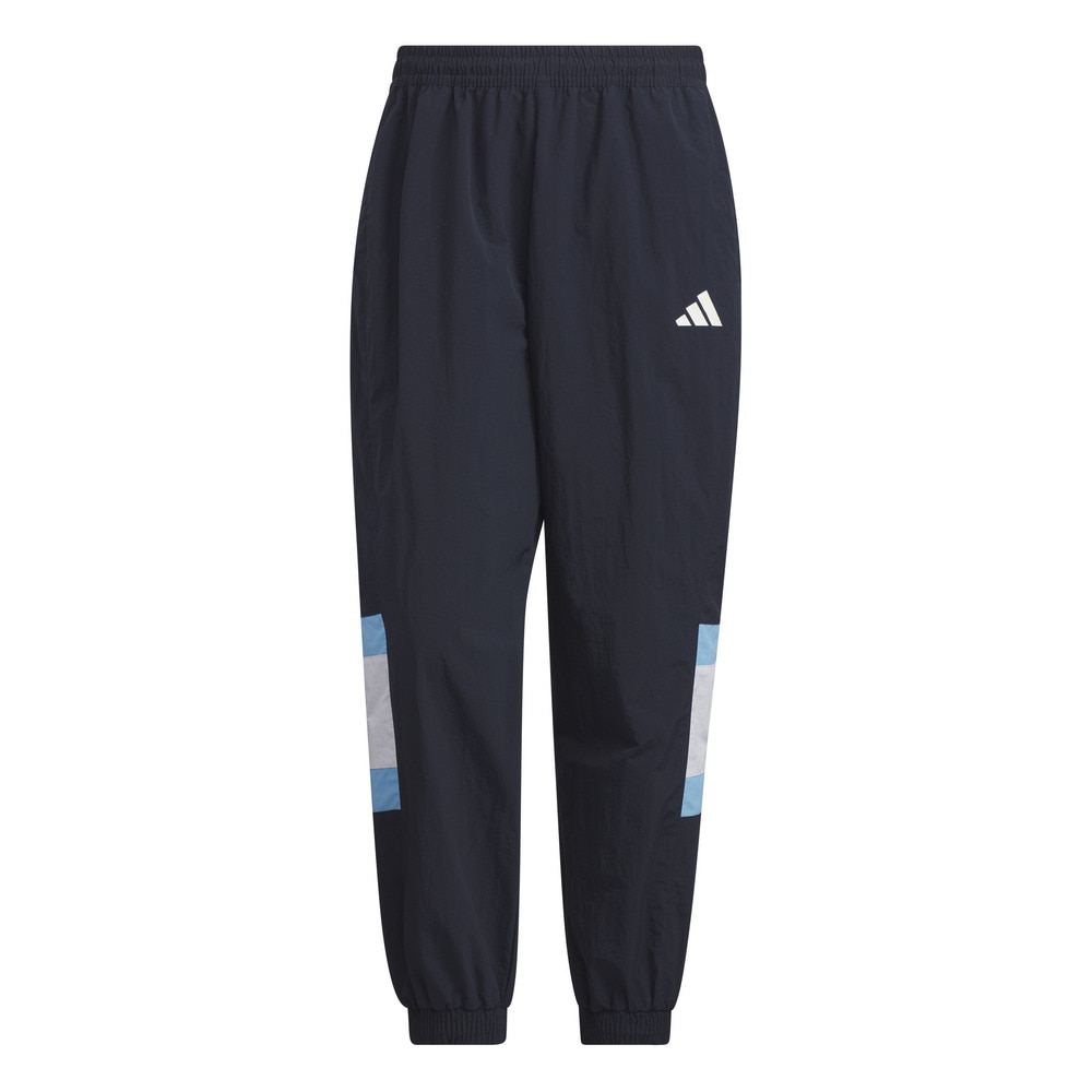アディダス（adidas）（メンズ）ワーディング パック ルーズフィット メッシュ裏地付き エラスチックヘム ウーブンパンツ KQD40-JM2068