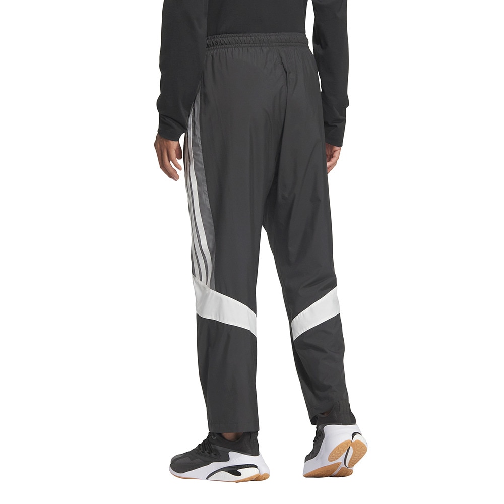 アディダス（adidas）（メンズ）マストハブ ルーズフィット メッシュ裏地付き フルレングス オープンヘム ウインドパンツ KQD21-JM2106
