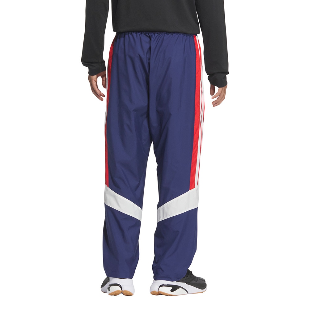 アディダス（adidas）（メンズ）マストハブ ルーズフィット メッシュ裏地付き フルレングス オープンヘム ウインドパンツ KQD21-JM2107