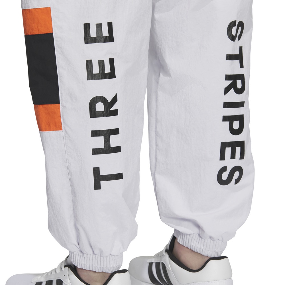 アディダス（adidas）（メンズ）ワーディング パック ルーズフィット メッシュ裏地付き エラスチックヘム ウーブンパンツ KQD40-JM2069