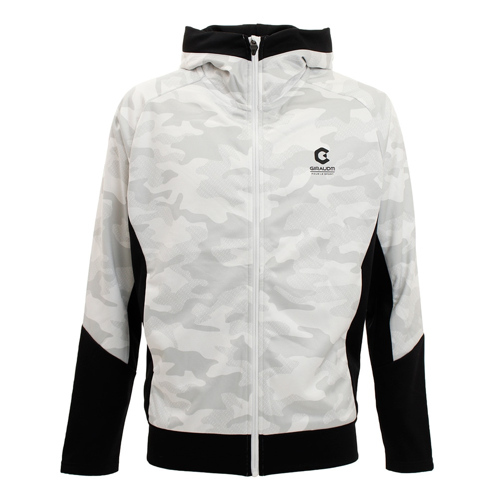  ウインドクロス CAMOスウェットフードジャケット 860GM9HD7991 WHT オンライン価格