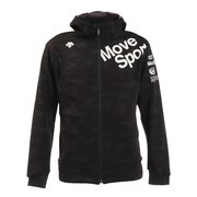 デサント（DESCENTE）（メンズ）S.F.TECH ダブルフェイス フーデッドジャケット DMMSJF22 BK