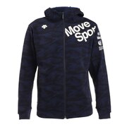 デサント（DESCENTE）（メンズ）S.F.TECH ダブルフェイス フーデッドジャケット DMMSJF22 NV