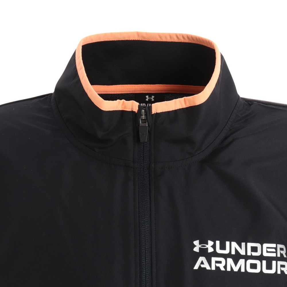 アンダーアーマー（UNDER ARMOUR）（メンズ）フリース ジャケット メンズ 裏起毛 アーマーフリース マックス 1375912 001 ジップアップ 撥水 軽量 黒 ブラック